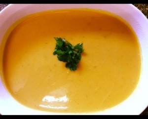A super easy delicious pumpkin soup