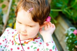 Kids love picking flowers